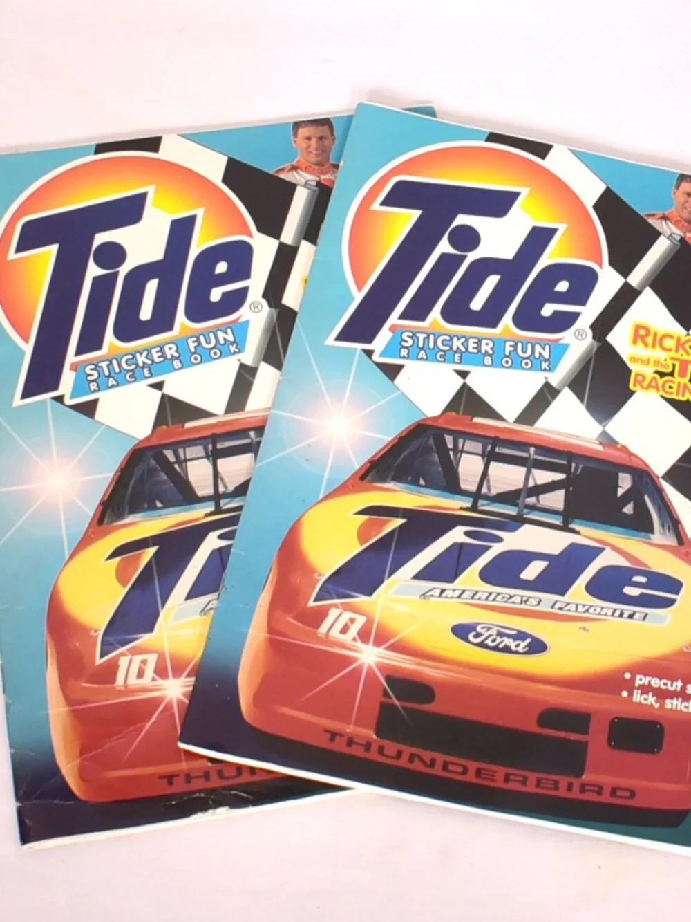 Ricky Rudd Tide Sticker Fun Race Book 1993 Only One Is Unused and New NASCAR